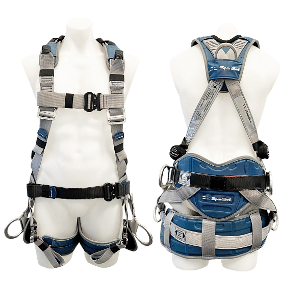 Spanset pole top harness with buttock seat 1600-Ergoiplus