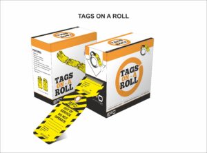 Out of Service Tags 100 Pack Waterproof Poly