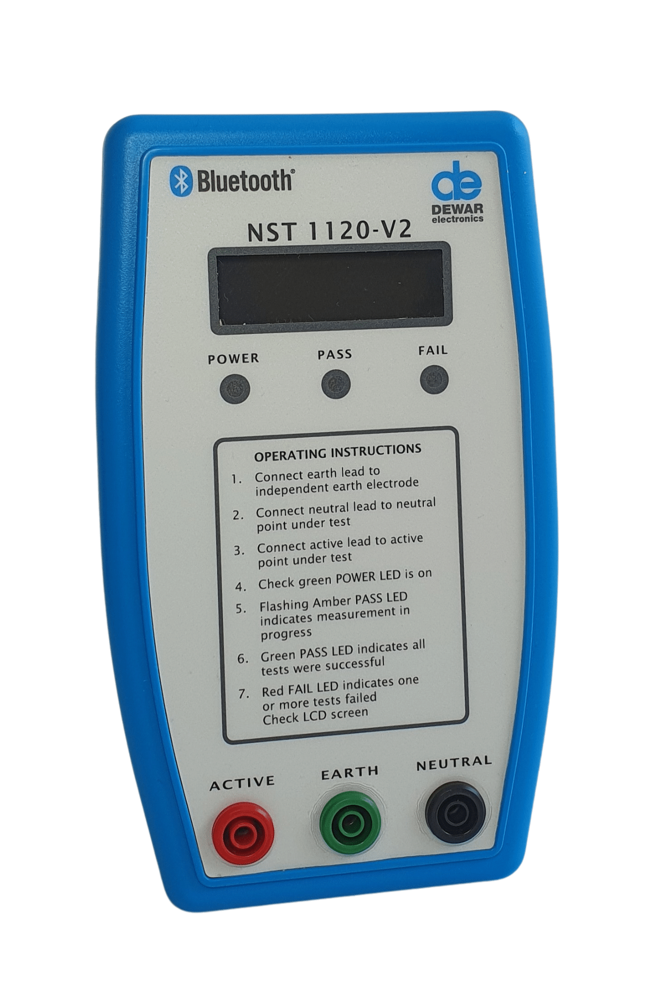 M1120-V2-B Bluetooth NST Neutral and supply tester