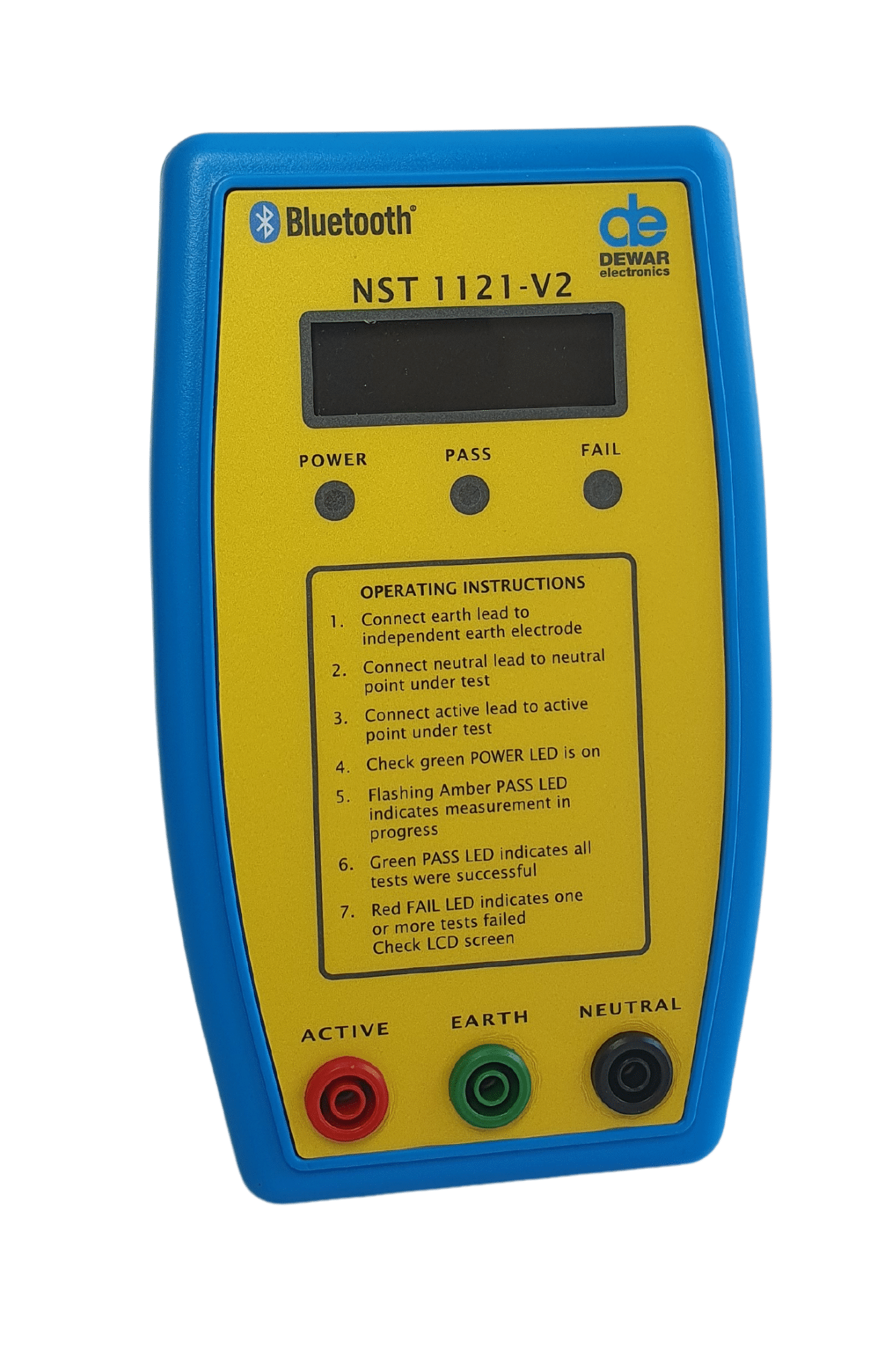 M1121-V2-B Bluetooth NST Neutral and supply tester